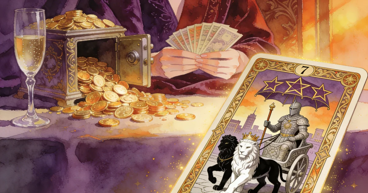 The Chariot in Money: Meaning of Victory and Financial Control