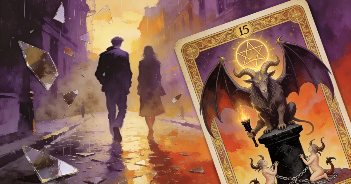The Devil Tarot Card: Meaning for 'Will My Ex Come Back'
