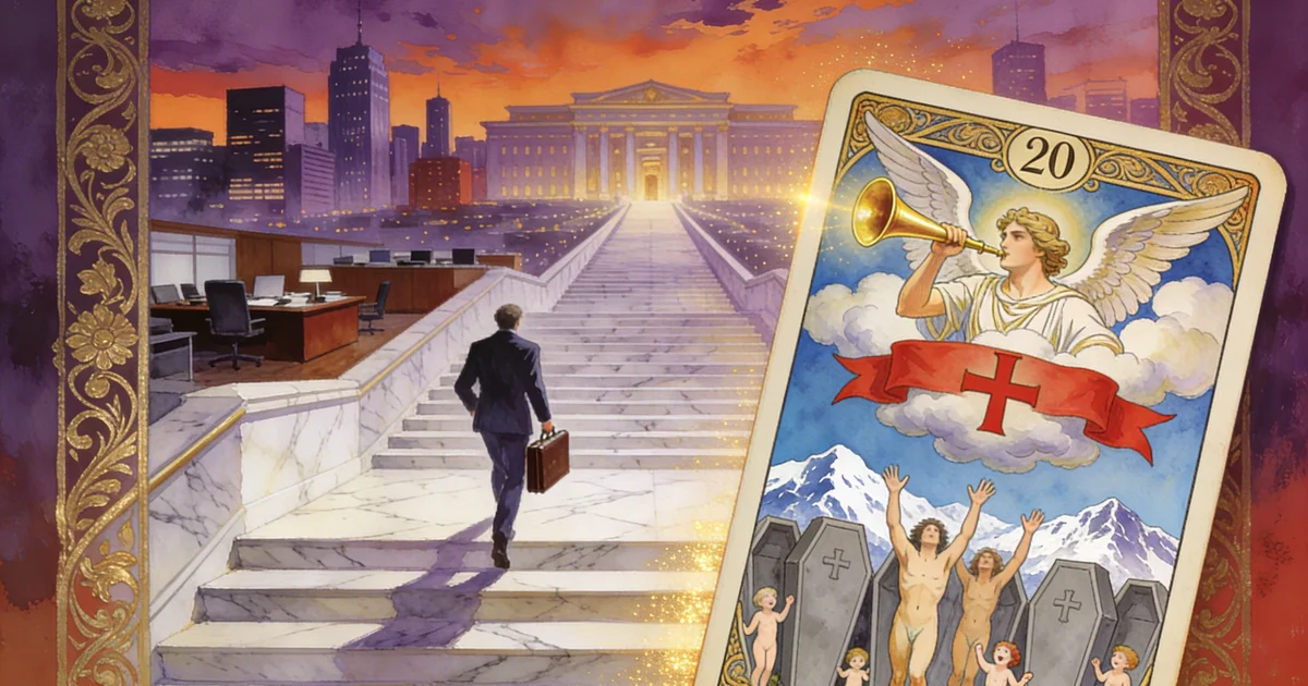 Judgement at Work: Meaning and Probable Outcome in Tarot