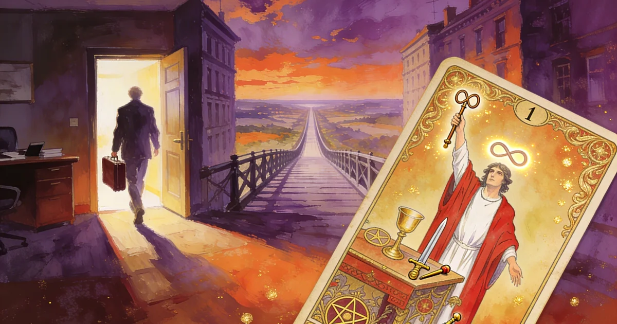 The Magician in a Career Change: Probable Outcome and Energy