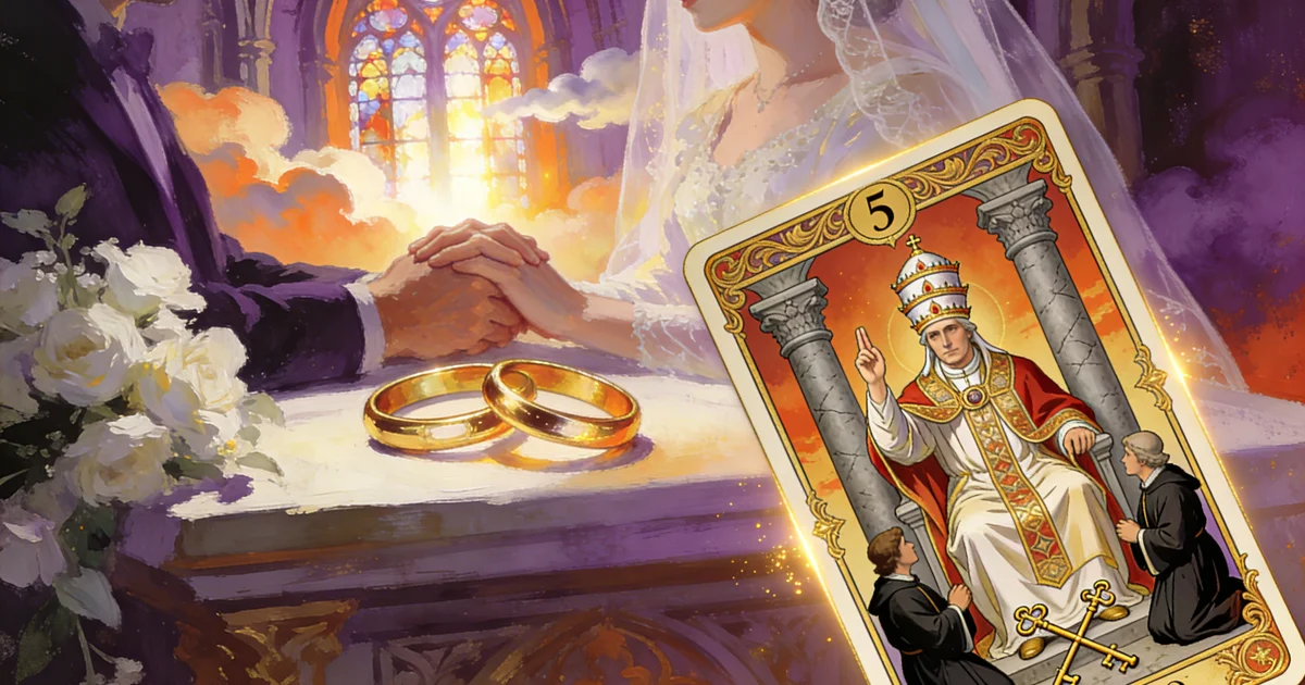 The Hierophant in Marriage: A Guide to Spiritual Counsel and Tradition