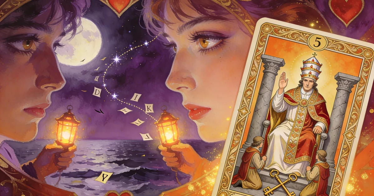 The Hierophant in a Long-Distance Relationship: What They Feel for You