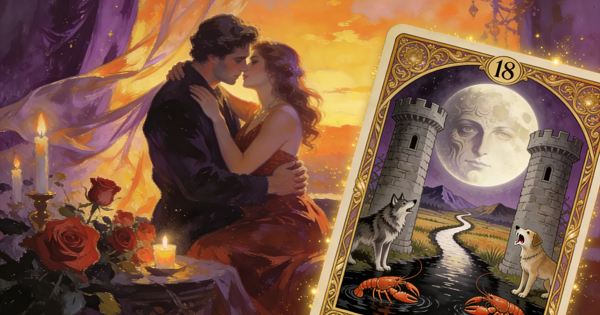 The Moon in Love: Tarot Meaning, Symbolism, and Guidance
